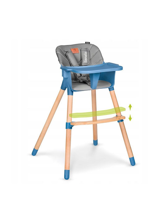 Lionelo Koen Baby Highchair 2 in 1 with Adjustable Height Blue Sky