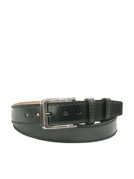 Men's Belt Leather Black