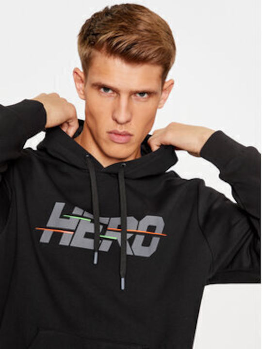 Sweatshirt with Hood Black