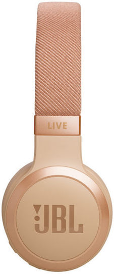 JBL Live 670NC Wireless / Wired On Ear Headphones with 65 hours of Operation and Quick Charge Sandstone