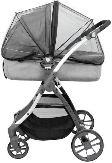 Bebe Stars Κουνουπιέρα Καροτσιού από Τούλι Μαύρη 150x76εκ.