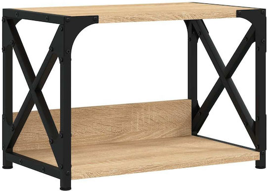 Bază De Masă Suport Pentru Imprimantă 2 Nivele Sonoma Stejar 44x26x31,5 Cm 833981