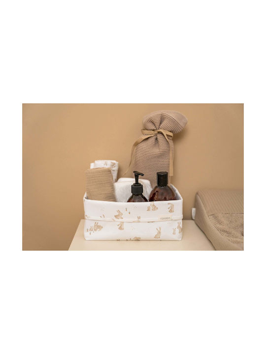 Little Dutch Small Nursery Storage Basket White