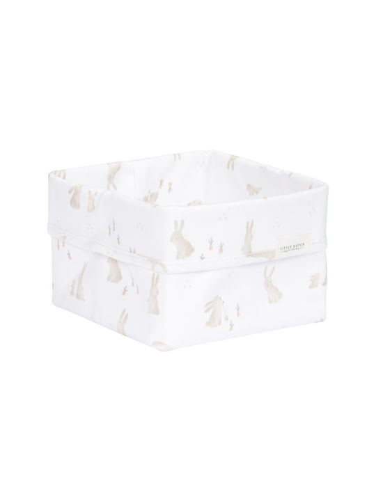Little Dutch Small Nursery Storage Basket White