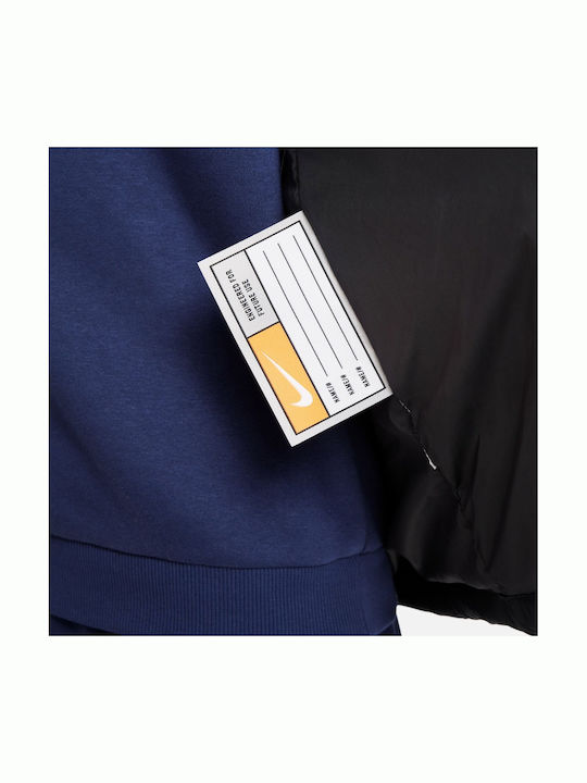 Kids' Sports Jacket with Lining & Hood Black Nsw
