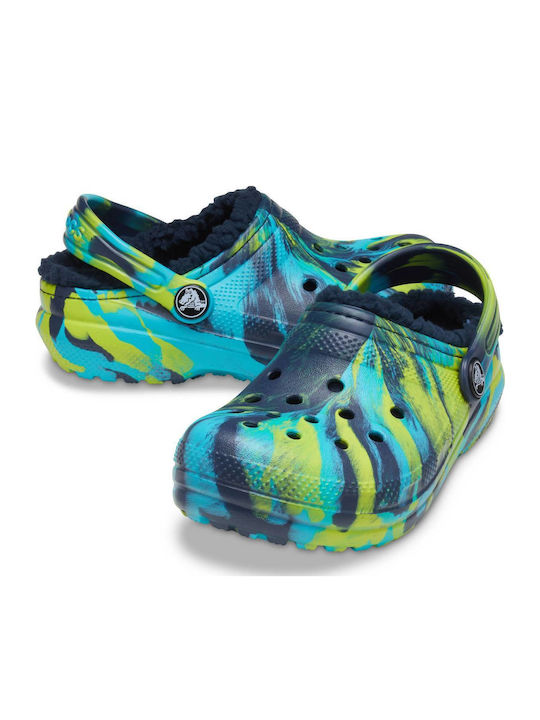 Ανατομικές Παντόφλες Πολύχρωμες Classic Lined Marbled Clog