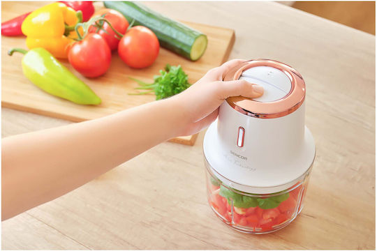 Sencor Mini Tocător Multi 200W Cu Recipient 500ml Alb