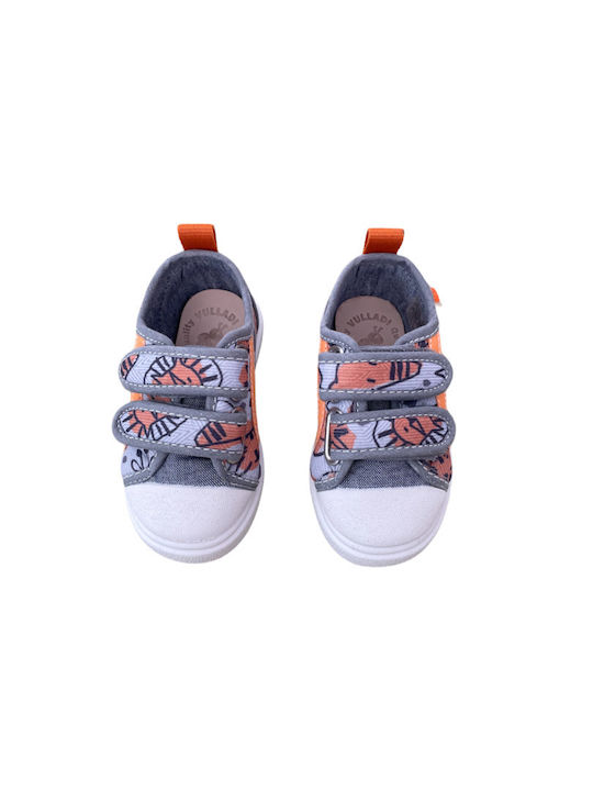 Παιδικά Sneakers με Σκρατς Γκρι