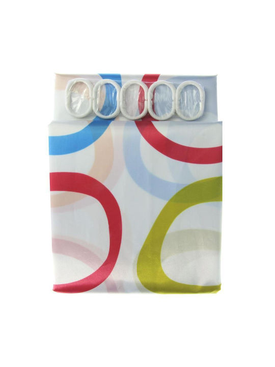 Viosarp Fabric Shower Curtain 180x180cm Polyester Fabric VC901-1