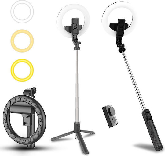 Volte-Tel Ring Light 12.7cm και Βάση για Κινητό
