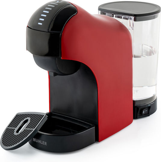 Muhler MCM-611 Pod Coffee Machine Nespresso Pressure 20bar Red