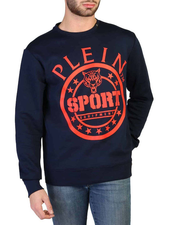 Plein Sport Ανδρικό Φούτερ Navy Μπλε