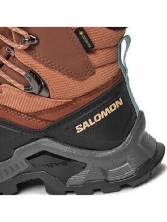 Salomon Element Γυναικεία Ορειβατικά Gore-Tex Καφέ Salomon Element Γυναικεία Ορειβατικά Gore-Tex Καφέ