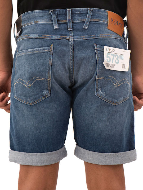 Replay Herrenshorts Jeans 009/MEDIUM BLUE