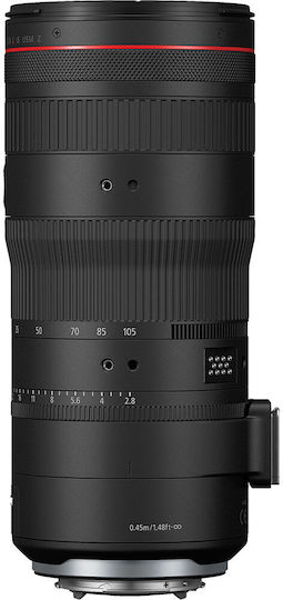 Canon Full Frame Camera Lens RF 24-105mm f/2.8 L IS USM Z Fixed for Canon RF Mount Black