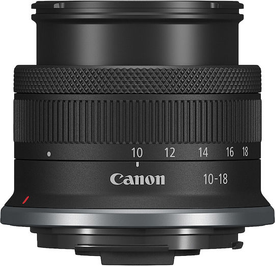 Canon Crop Φωτογραφικός Φακός RF-S 10-18mm f/4.5-6.3 IS STM Wide Angle Zoom για Canon RF Mount Μαύρος