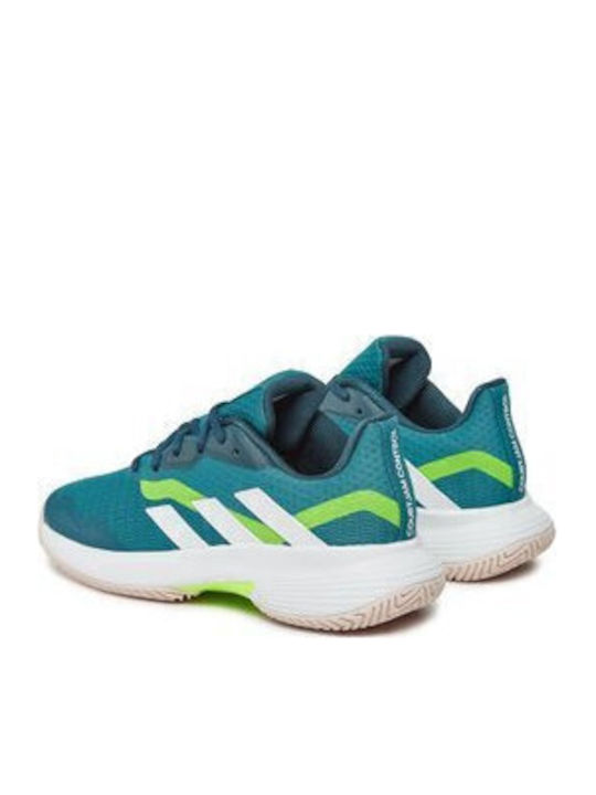 adidas Courtjam Control Tennisschuhe Alle Gerichte Türkis