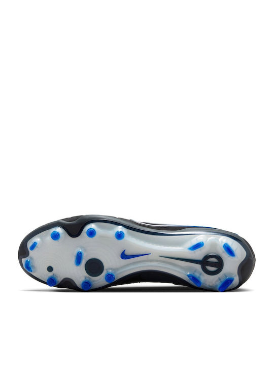 Nike Tiempo Legent 10 Elite Ποδοσφαιρικά Παπούτσια με Τάπες FG Μαύρα
