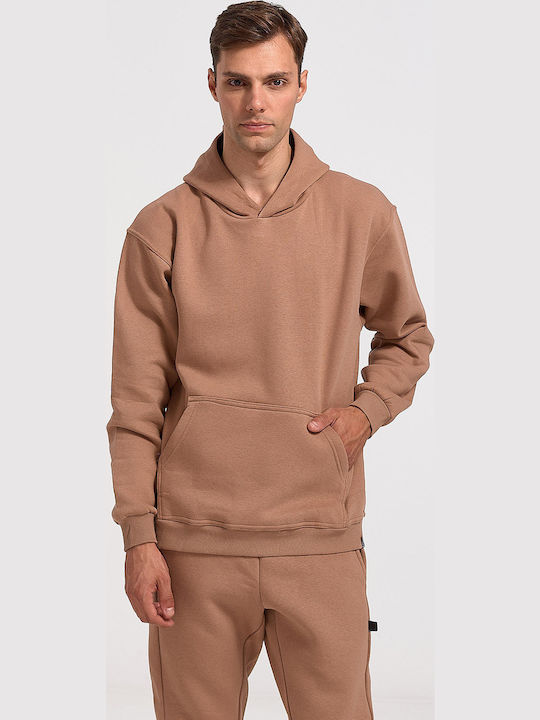 Minimal Sweatshirt mit Kapuze SHOCK