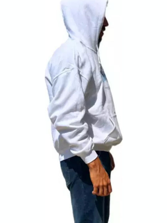 Sweatshirt mit Kapuze White.