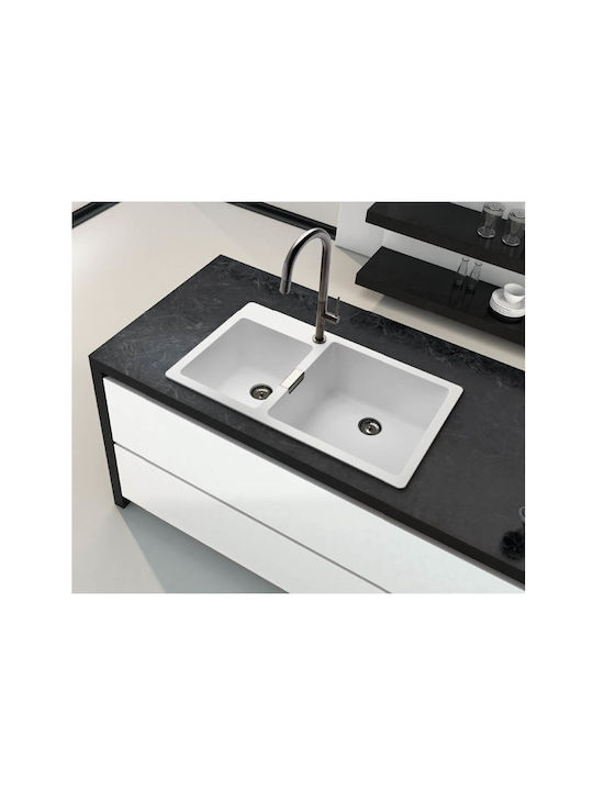 Schock Cristadur 110-15290-1221 Drop-In Мивка от Синтетичен Гранит Ш86xД50см Бронзов