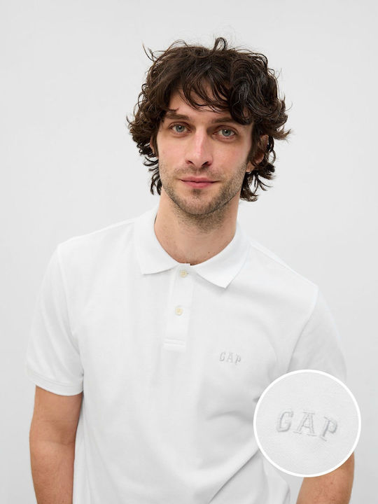 Polo Herrenbluse Kurzarm Weiße