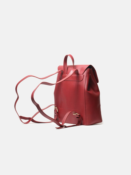 InShoes Women's Bag Backpack Burgundy