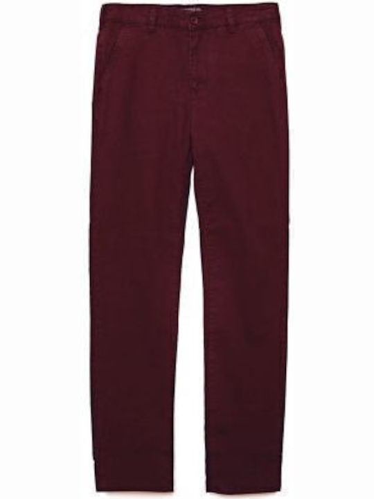 GAM201-02217 Trousers Chino Maroon