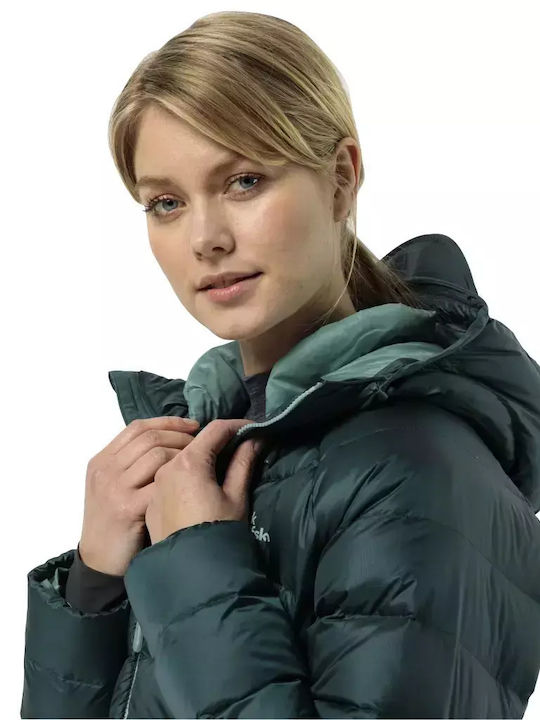 Scurtă Jachetă de femei Puffer Albastru