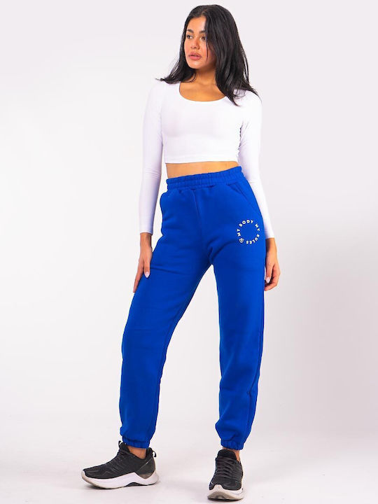 Pantaloni de Trening cu elastic Blue
