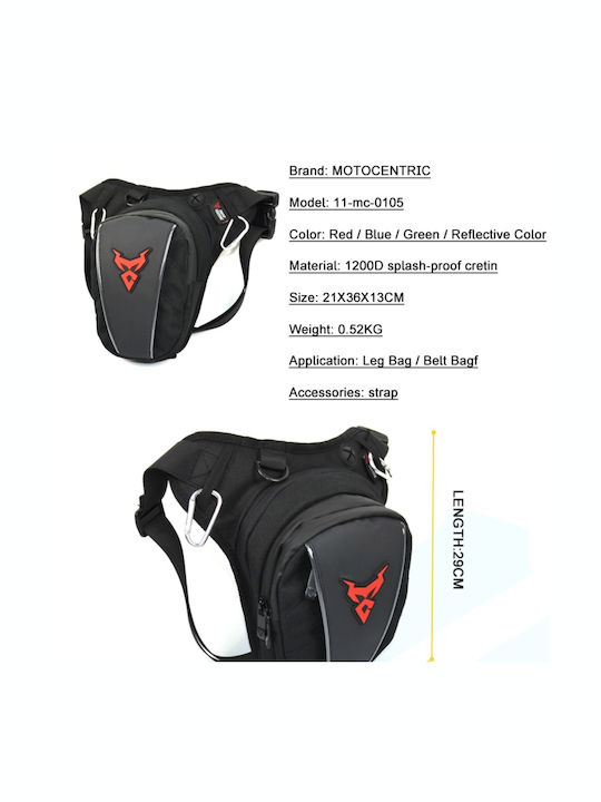 Rider Leg Bag Red
