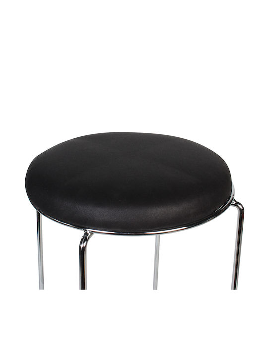 Hocker Für das Wohnzimmer Metall Black 36x36x47cm