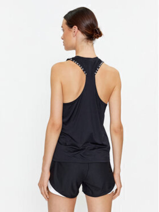 Knockout Novelty Women's Athletic Blouse Sleeveless Black.