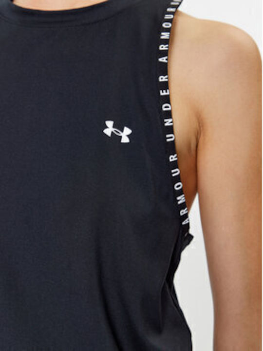 Knockout Novelty Women's Athletic Blouse Sleeveless Black.