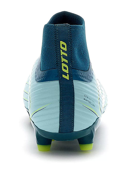 Lotto FG Low Football Shoes with Cleats Turquoise