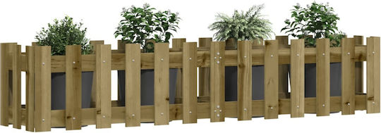vidaXL Planter Box Lemn Roz 150x30x30cm.