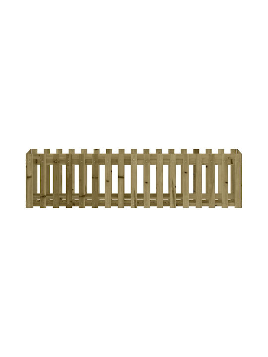 vidaXL Planter Box Wooden Pink 200x50x50cm.