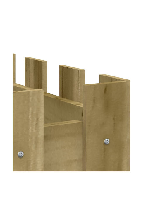 vidaXL Ζαρντινιέρα Ξύλινη Ροζ 150x30x30εκ.
