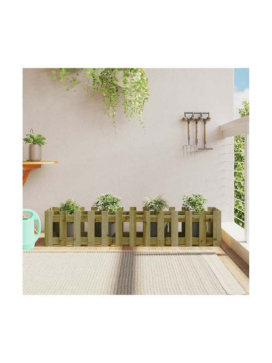 vidaXL Ζαρντινιέρα Ξύλινη Ροζ 150x30x30εκ.