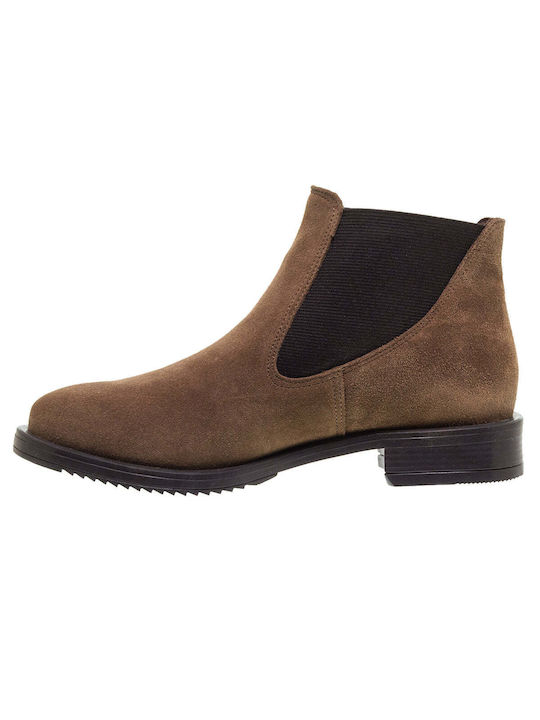 Mourtzi Suede Women's Chelsea Boots Brown