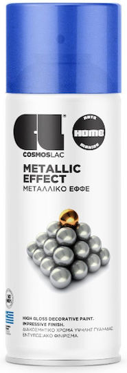 Cosmos Lac Σπρέι Βαφής Effect με Μεταλλικό Εφέ Metallic Blue METALLIC BLUE 400ml