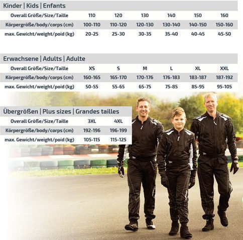 Speed Racewear Daytona HS-1 Men's Kart Driver's Suit Black