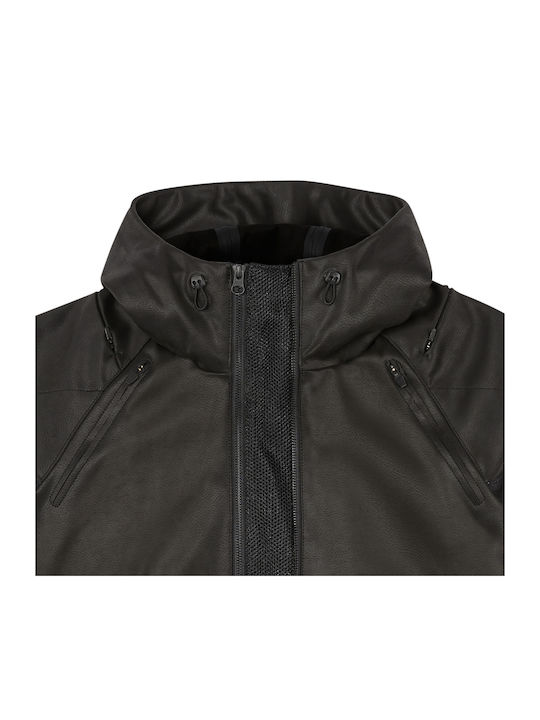 Icon Herren Motorradjacke 4 Jahreszeiten Schwarz