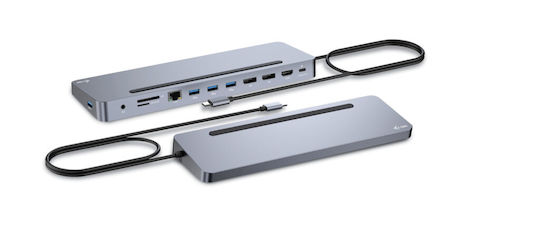 i-tec Usbc Metal USB-C / USB-A Docking Station με 4K PD Ethernet Γκρι