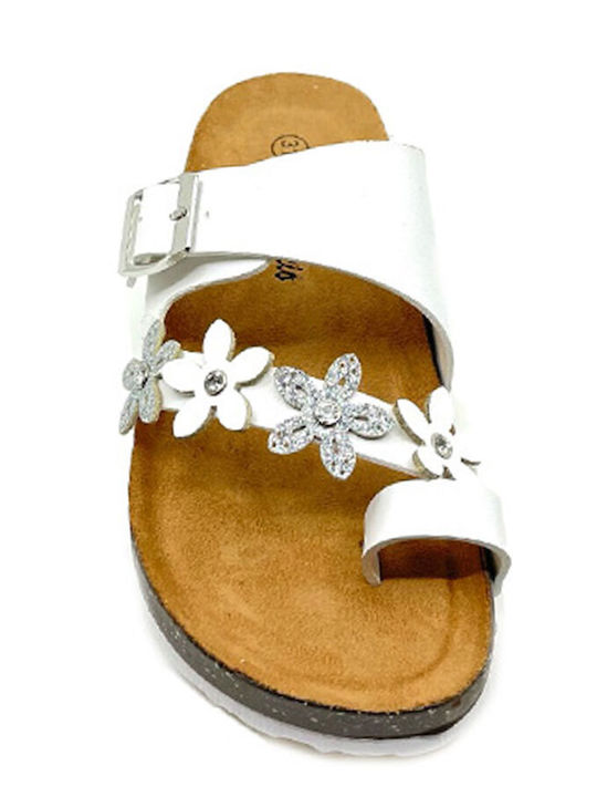 Queen Accessories Kids' Sandals White