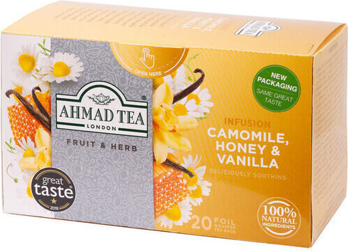 Ahmad Tea Чай 20 Чанти 30гр 1бр с Аромат Лайка, мед и ванилия