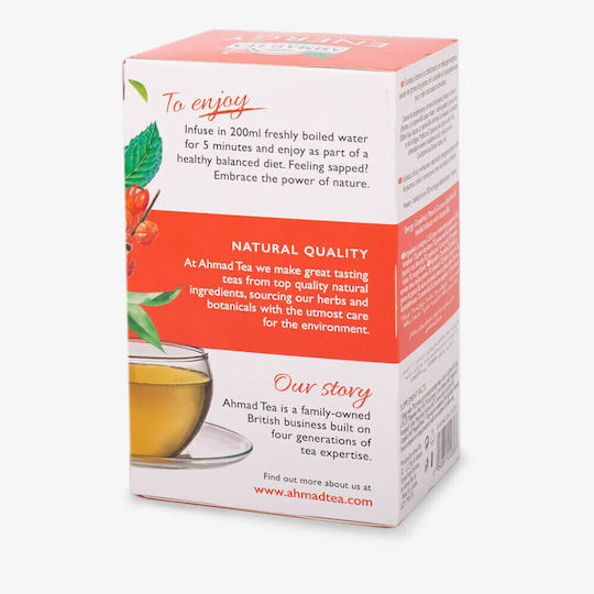 Ahmad Tea Μάτε Τσάι Energy 20 Φακελάκια