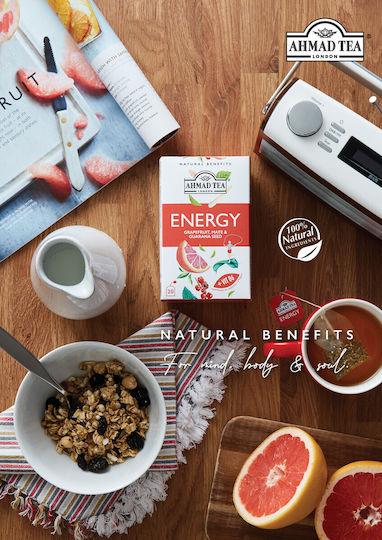 Ahmad Tea Μάτε Τσάι Energy 20 Φακελάκια