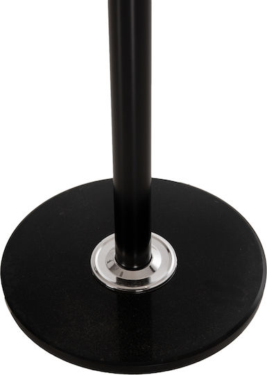 HomeMarkt Cuiere de podea Metal Negru 37x37x180cm