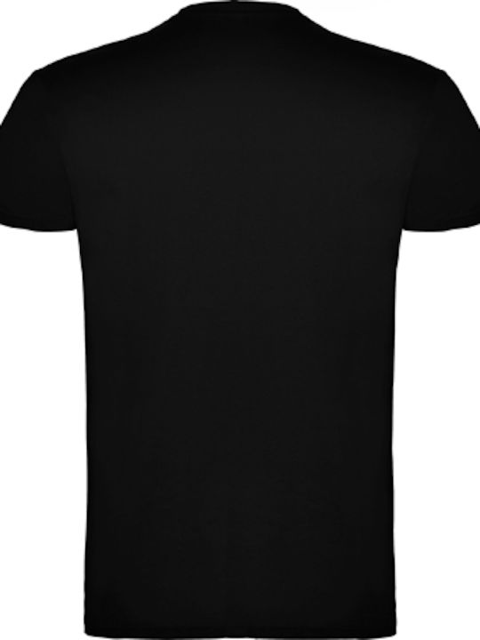 Roly Beagle Men's Promotional Short Sleeve T-Shirt in Black Colour